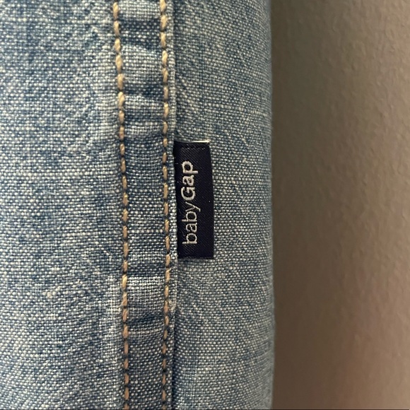 Baby Gap Chambray Shorty One-piece size 18-24 months EUC - Picture 7 of 11